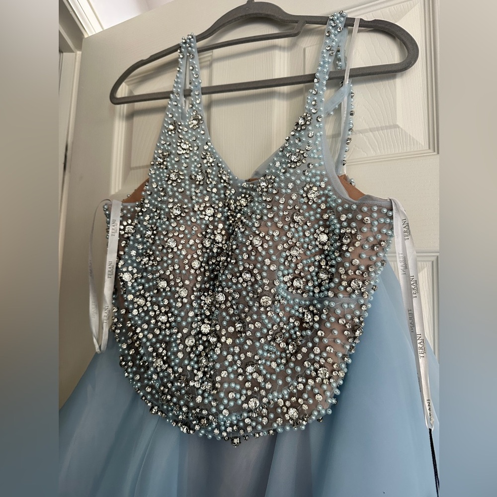 Terani Couture Two-Piece Beaded Gown NWT size 14 - absolutely stunning - Picture 7 of 11